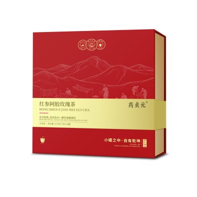 红参阿胶玫瑰茶红枣赤小豆茶小罐茶莲子茯苓茶组合茶荷叶茶可代发