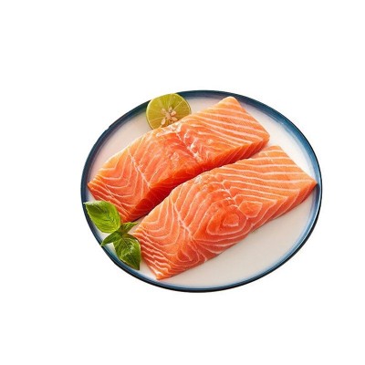 挪威进口三文鱼刺身新鲜生鱼片鱼腩鲑鱼整条辅食三文鱼块丁刺身级