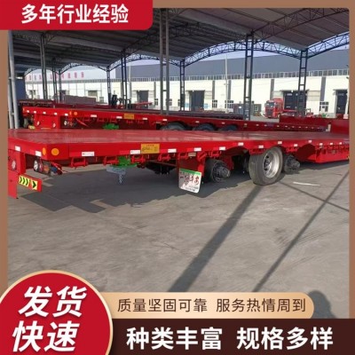 13米多轴低平板半挂车轻量化大件运输拖板车